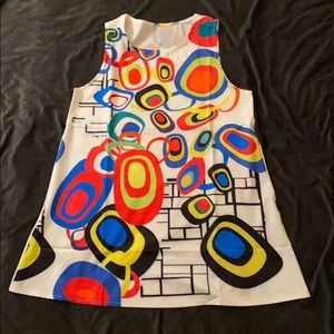 Geometric swing dress